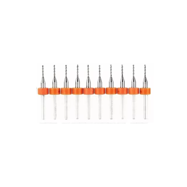 Mini Brocas 0.8mm. Pack de 10 unidades