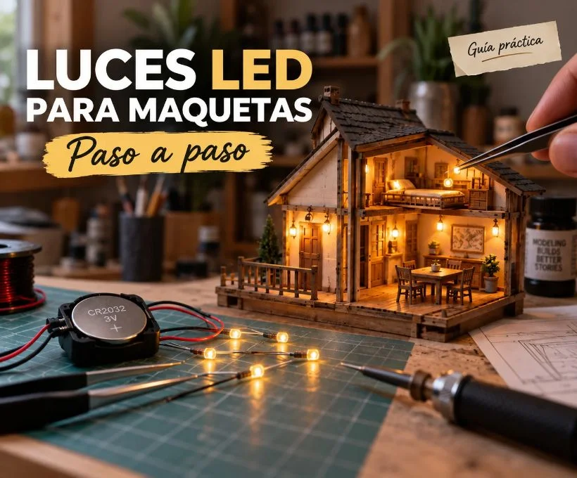 Luces Led para maquetas paso a paso