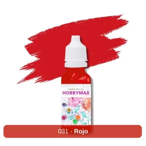 Pintura Acrilica Color Rojo 031