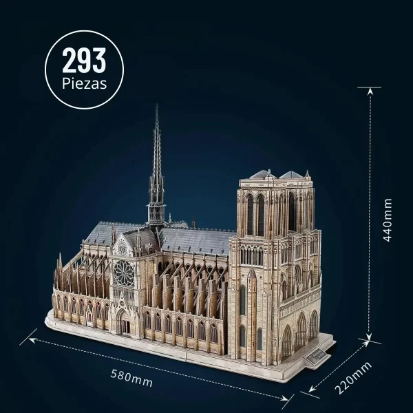 Puzzle 3D Catedral Notre Dame