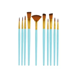 Set 10 Pinceles Distintas Formas