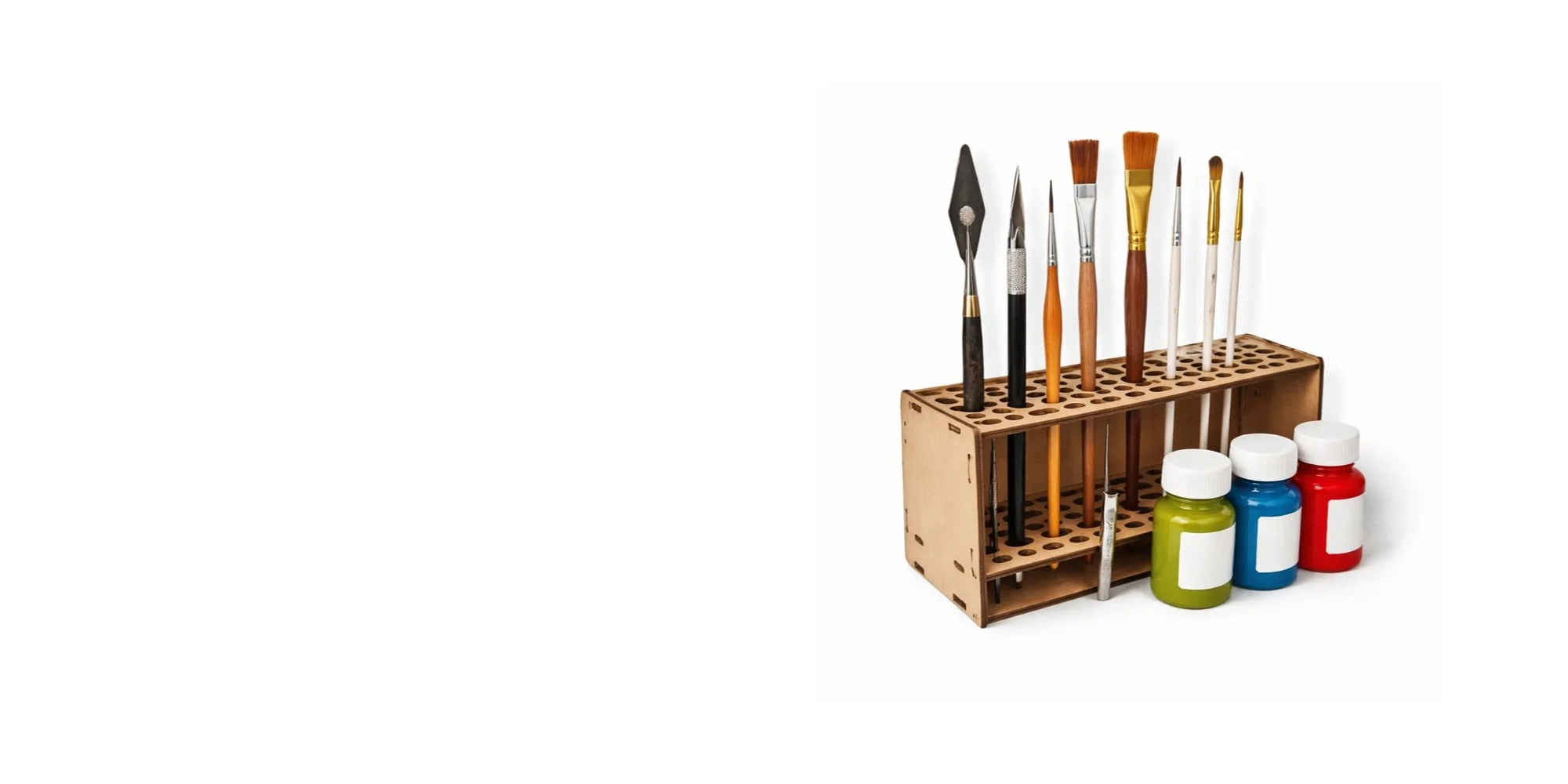 Organizadores para lapices, pinceles y pinturas