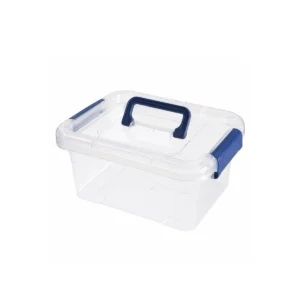 Caja organizadora transparente apilable Caja organizadora transparente apilable para accesorios de menor tamaño