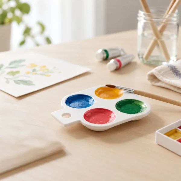 Mezclador de pintura plastico 4 divisiones HOBBYMAX